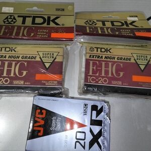 TDK EHG TC-20 VHS-C Tapes
